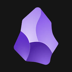 Obsidian iOS icon